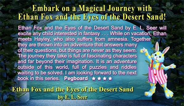 Jasper presenting a starred review, features in educational guides for fantasy series.