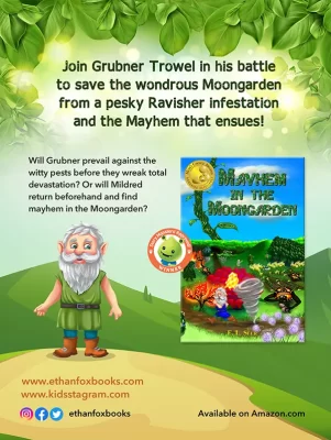 Story Monsters Approved! 2021 Award Winner magazine promo featuring “Mayhem in the Moongarden” highlighted.