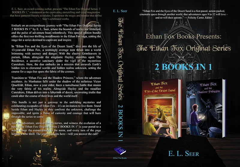 Full cover (front and back) of “Ethan Fox Books Presents: The Ethan Fox Original Series 2 BOOKS in 1” by E. L. Seer