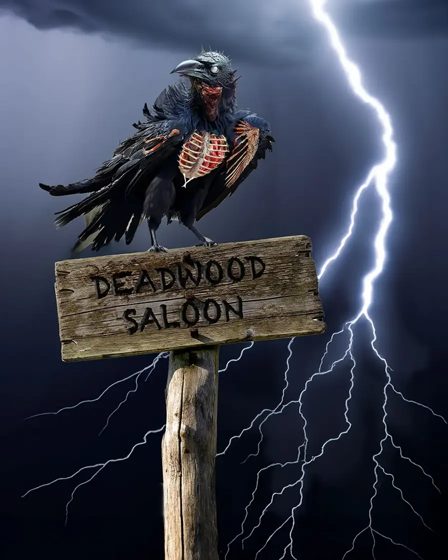 Poe’s intense encounter at the Deadwood Saloon highlighting teen moral tension in “Ethan Fox and the Eyes of the Desert Sand”