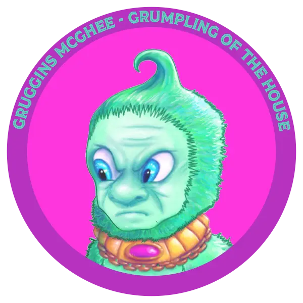 Captivating avatar of Gruggins McGhee, the grumpling of the house from the Ethan Fox Books series.