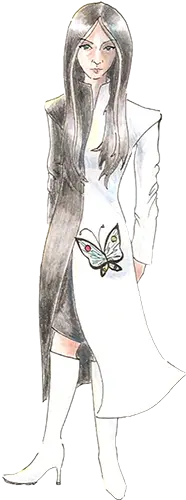 Initial concept art of Jordanna Ravenwood showcasing leadership qualities in Caretaker robe for Ethan Fox series